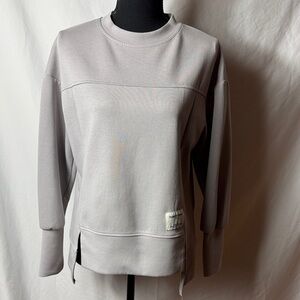 TURE Soft Gray Crew Neck Sweater